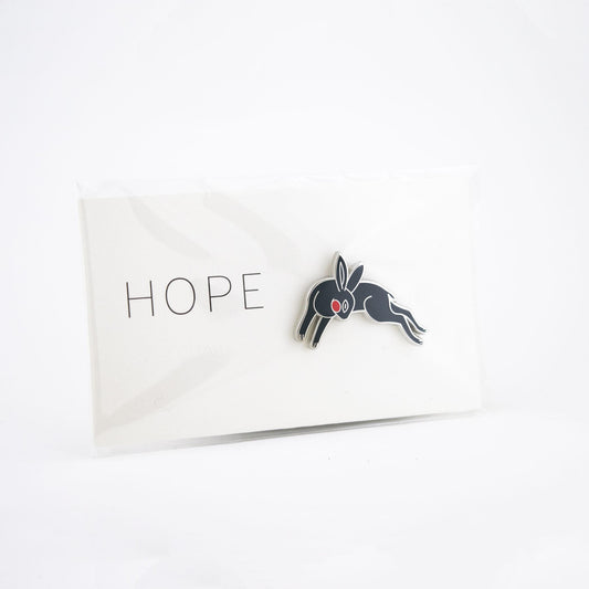 兎の和風ピンバッジ