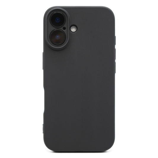 マットブラックのシンプルな iPhone 16 ケース