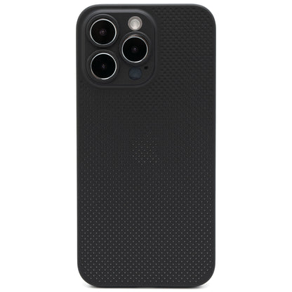 放熱性に優れた超軽量メッシュ iPhone ケース マット ブラック