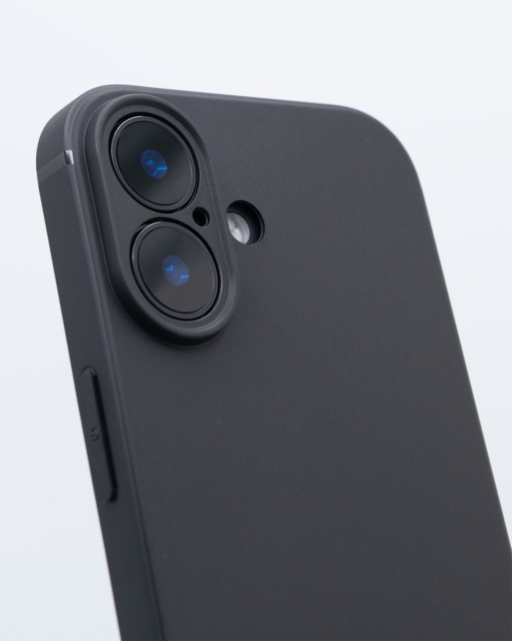 シンプル つや消し マットブラック iPhone ケース | ZUKOU®