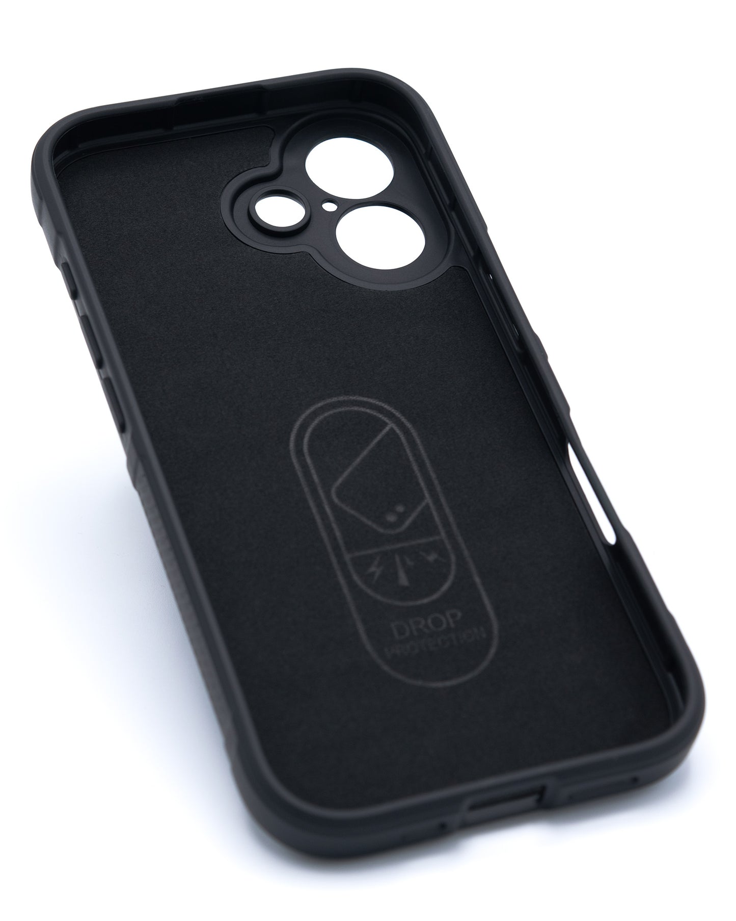 ケースの内側は本体を保護するクッション生地になっています。, iPhone 17