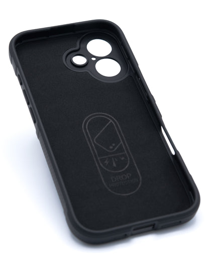 ケースの内側は本体を保護するクッション生地になっています。, iPhone 17