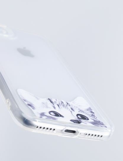 かわいい猫の透明なスマホケース, iPhone SE (第3世代) / iPhone SE (第2世代) / iPhone 8 / iPhone 7