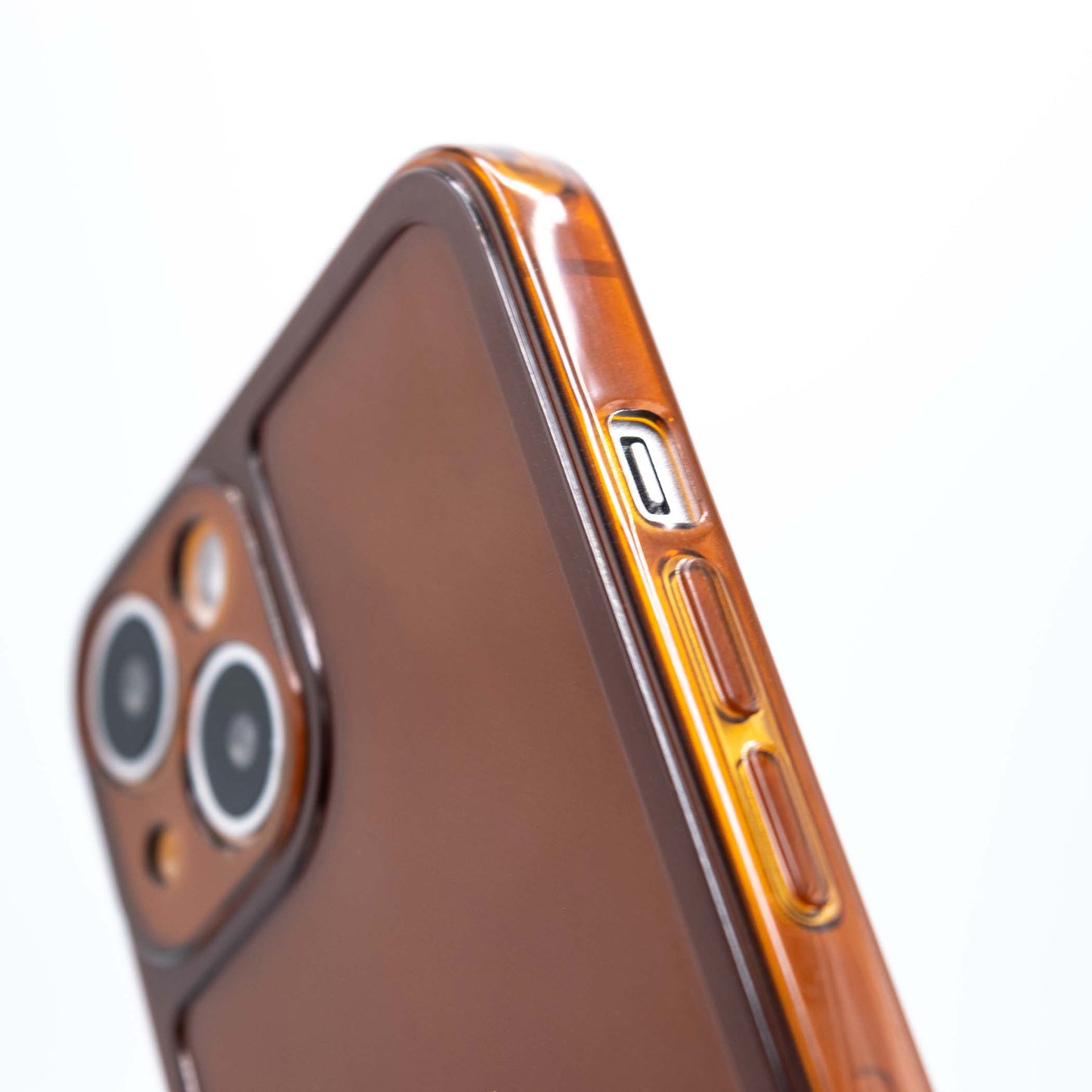 アンバー 琥珀色 ブラウン 透明 スマホケース ソフト