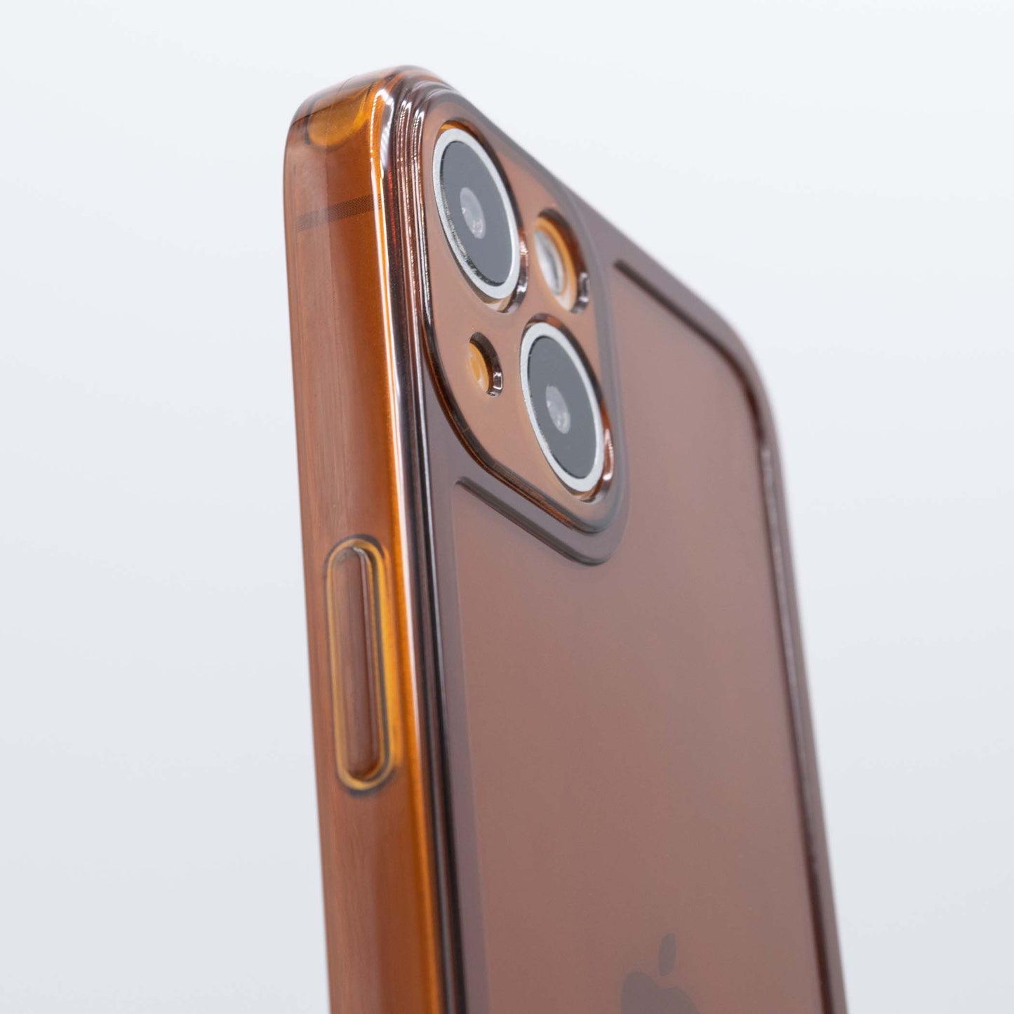 アンバー 琥珀色 ブラウン 透明 スマホケース ソフト